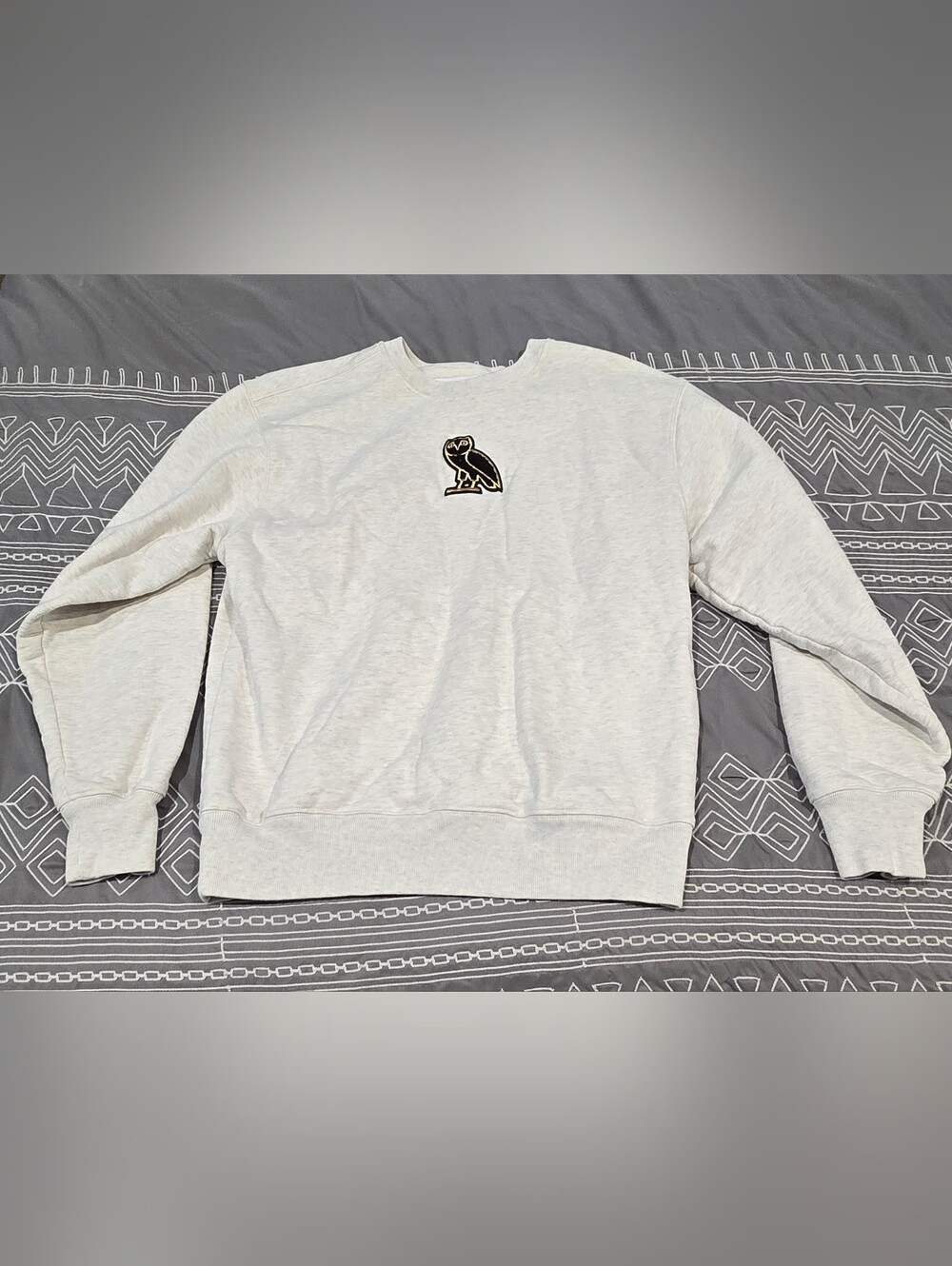 OVO October's Very Own Unisex Signature Owl Crewneck Logo Sweatshirt Size Small